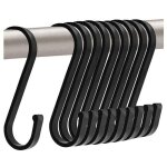 Sunxury - crochets en s, crochets en forme de s, crochets en s noirs mats robustes pour suspendre des ... Sunxury - crochets en s, crochets en forme de s, crochets en s noirs mats robustes pour suspendre des ...