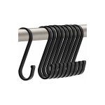 Sunxury - crochets en s, crochets en forme de s, crochets en s noirs mats robustes pour suspendre des ...