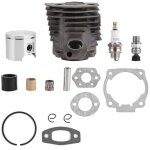 Sunxury - piston de cylindre de 46 mm avec kit de joints pour moteur husqvarna 50, 51, 55 rancher nikasil ...