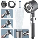 Sunxury - pommeau de douche haute pression, douchette douche salle de bain 4 modes rglable, anti calcaire ...