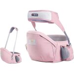 Sunxury - rose)porte - bb sige de hanche, ergonomique porte bb ventral tabouret de taille avec ceinture ...