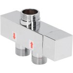 Sunxury - vanne de drivation en laiton g1 / 2, bras de douche, connecteur en t, vanne de drivation ...