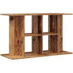 Support pour aquarium meuble pour aquarium vieux bois 100x40x60 cm bois d'ing�nierie cfw43489