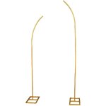 Support d'arche de fond en m�tal pour plantes grimpantes - arche de ballons incurv�e pour d�coration ...