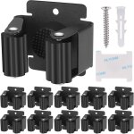 Support balai mural  franges, 10 pices accroche balai mural,  usage intensif, porte balais mural, ...