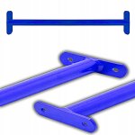 Support de barre de traction en m�tal pour aire de jeu de gym de jardin 60 cm bleu