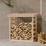 Support pour bois de chauffage 108x64, 5x110 cm bois de pin - support  bches - abri  bches - rangement ...