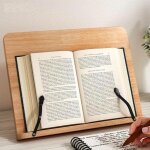 Support en bois r�glable pour la lecture, support pliant pour livres, tablette, organisateur de bureau ...
