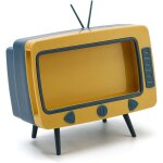 Support de bote de mouchoirs en papier avec support de tlphone, support de tlphone tv rtro, support ...
