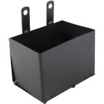 Support de bo�tier de batterie, bo�tier de transport de batterie noir, structure robuste antirouille ...