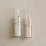 Support brosse a dent electrique 2 pi�ces, porte brosse � dents autocollant, adh�sif puissant, support ...