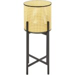 Beliani - support pour cache - pot d'intérieur rond 25 x 25 x 60 cm en métal beige fallopia Beliani - support pour cache - pot d'intérieur rond 25 x 25 x 60 cm en métal beige fallopia