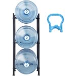 Mophorn support pour carafe à eau à 3 niveaux, support pour bouteilles de 5 gallons, rangée simple pour ... Mophorn support pour carafe à eau à 3 niveaux, support pour bouteilles de 5 gallons, rangée simple pour ...