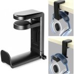 Support casque bureau, support casque avec crochet pivotant � 360�, supportcasque gamer, r�glable porte ...