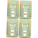 Support de chauffe - eau mural 4 pi�ces, plaque en acier dor�