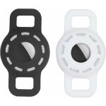 Support de collier de chien airtag (noir + blanc) - fei yu