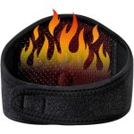 Support de cou magn�tique auto - chauffant minerve tourmaline support de cou r�glable pour soulager la ...