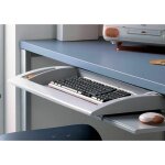 Evotrade - support coulissant pour clavier avec plateau suppl�mentaire pour souris. glissi�res en acier ...