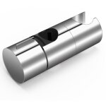 Support de douche 18 - 25 mm diam�tre r�glable chrom� design support de douche � main installation facile ...