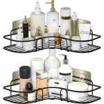 Zvd - support de douche sans perçage - étagère d'angle, lot de 2 porte - shampooing, panier de douche, ... Zvd - support de douche sans perçage - étagère d'angle, lot de 2 porte - shampooing, panier de douche, ...