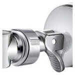 Support de douche universel, ventouse sans per�age, tige de douche � ventouse r�glable, support de pommeau ...