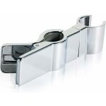 Support de douchette, accroche pommeau de douche support r�glable pour barre de douche pince de douche ...
