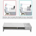 Support pour �cran d'ordinateur, support pour ordinateur portable, bureau � domicile, table de bureau, ...