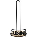 Support essuie - tout en m�tal cuisine 15 x 31 cm
