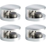 Support �tag�re verre support d'�tag�re r�glable et adaptable d'�paisseur de 8 - 10mm pour salle de bain, ...