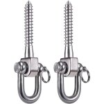 Support et fixation pour hamaclot de 2 crochets de balançoire à 180° en acier inoxydable sus304 - capacité ... Support et fixation pour hamaclot de 2 crochets de balançoire à 180° en acier inoxydable sus304 - capacité ...