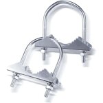 Support fixe de montage d'antenne collier de serrage en u anti - corrosion (2 pi�ces) pour ext�rieure ...