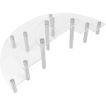 Support � g�teaux � 3 niveaux en acrylique, pr�sentoir � dessert pour cupcakes pour d�corations de mariage ...