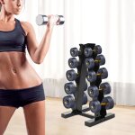 Support pour haltres a - frame support seul, support en acier  5 niveaux pour haltres courts, support ...