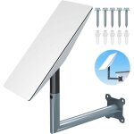 Support , kit de montage pour kit internet satellite, support mural long sur poteau de toit pour , compatible ...