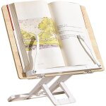 Support livre bambou r�glable ? clips page ? recettes / partitions / pc ? cuisine