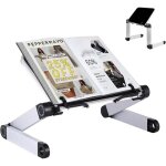 Support livre - hauteur r�glable porte livre avec bras en aluminium durables, repose livre pupitre de ...