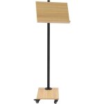 Support de livre pour la lecture, support de livre avec roulettes, support de tablette, construction ...