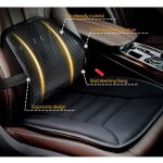 Support lombaire (pack de 2) avec maille respirante pour voiture, chaise de bureau