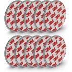 Support magntique pour dtecteur de fume de 70 mm de diamtre - lot de 10 - tampons adhsifs 3m avec ...