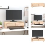 Support pour moniteur 50x27x15 cm bois de pin solide - support ordinateur - support ecran - support monitor ... Support pour moniteur 50x27x15 cm bois de pin solide - support ordinateur - support ecran - support monitor ...