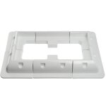 Supports de montage pour panneaux solaires entre d'angle, de ct et de cable camping - car blanc