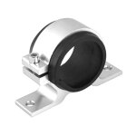 Support de montage de pompe � carburant de voiture en alliage d'aluminium 50mm argent de berceau de pince ...