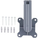 Support de montage starlink en acier inoxydable robuste, support mural pour poteau starlink pour satellite ...