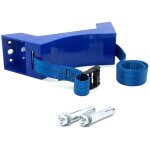 Support mont sur cylindre de bouteille gaz abs pour camping - car rv caravane, bleu