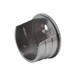 Support entre - murs en nickel mat �28mm pour barre � rideaux - boulet