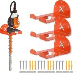 Support mural d�broussailleuse renforc� 20cm garage rangement outils jardin electriques taille haie souffleur ...