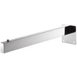 Support mural design de fixation pour plan de toilette en acier inoxydable chrome - 40x9x8. 5cm (lxhxp) ...