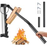 Support mural manuel pour bois de chauffage, fendeur d'allumage, fendeur de b�ches, couteau � copeaux, ...