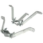 Support mural pour le montage fixation d'un m�t d'antenne - distance d�port 25 cm, le zinc plong� chaud ...