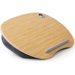 Support pour ordinateur portable avec coussin et plate - forme en bambou sur le lit et le canap�, bureau ...